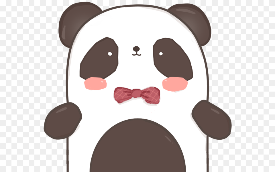 Panda And Cute Image Love Tumblr Themes Transparent Clip Art, Accessories, Formal Wear, Tie, Bow Tie Free Png