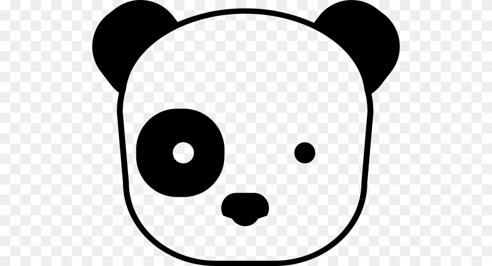 Panda Clip Art, Gray Png Image