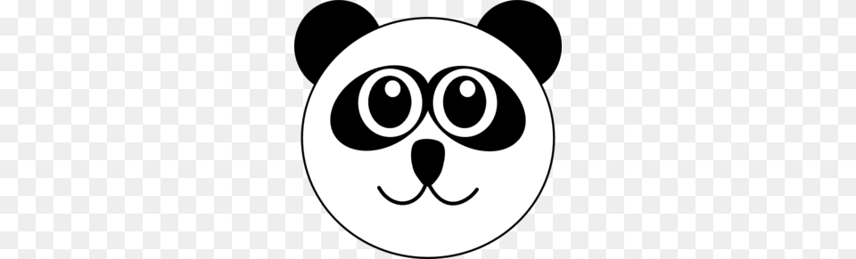 Panda Clip Art, Stencil, Disk, Symbol, Logo Png Image