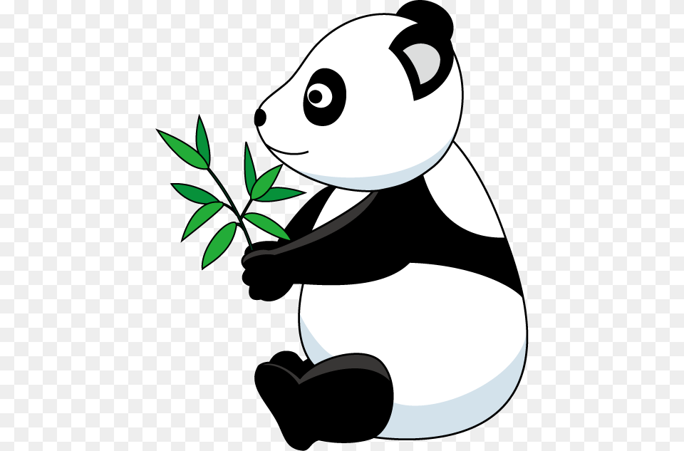 Panda Clip Art Black And White, Animal, Wildlife, Mammal, Snowman Png Image