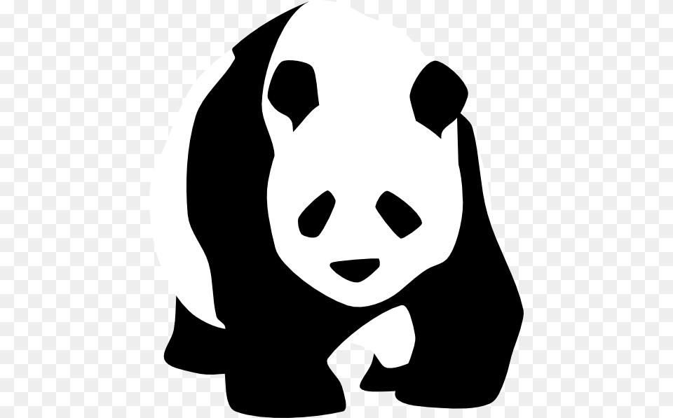 Panda Clip Art Vector, Stencil, Baby, Person, Animal Free Png Download