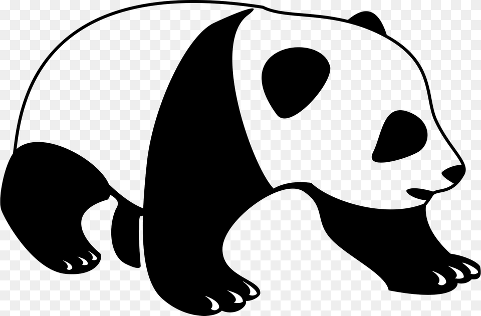 Panda Clipart, Animal, Mammal, Wildlife, Bear Free Transparent Png