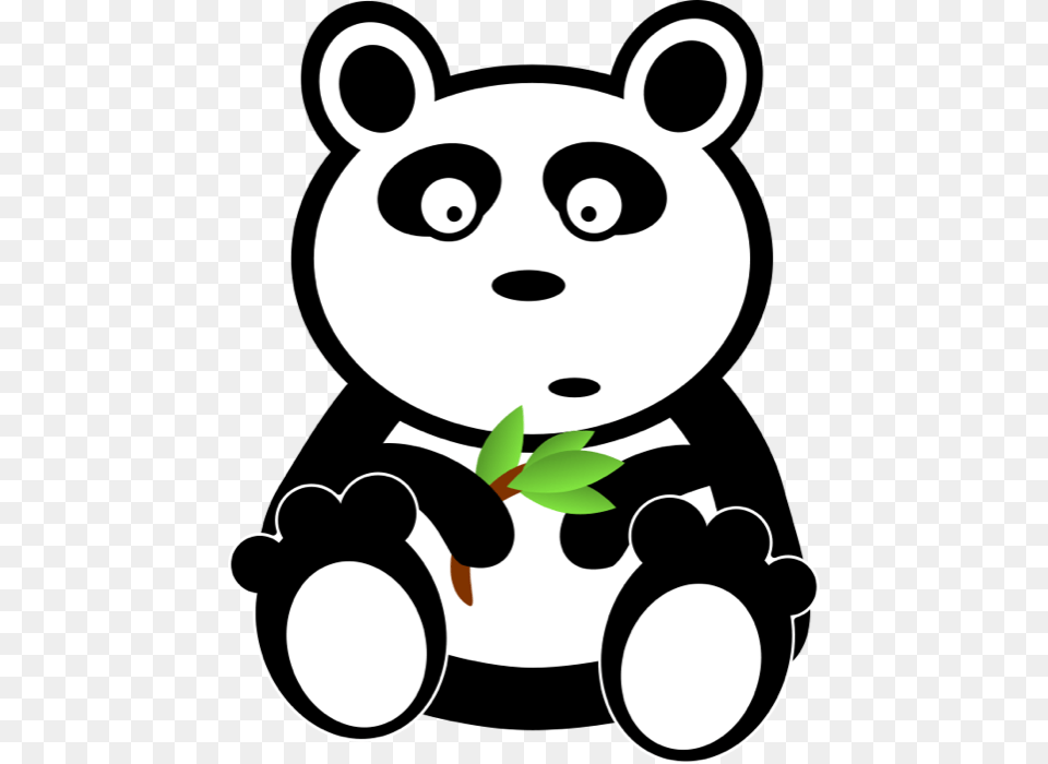 Panda Clipart, Stencil, Animal, Bear, Mammal Free Png Download