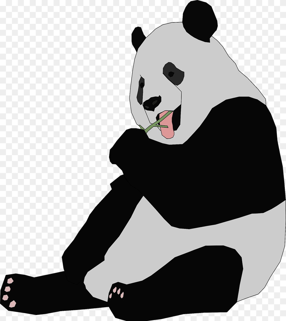 Panda Clipart, Animal, Bear, Mammal, Wildlife Png Image