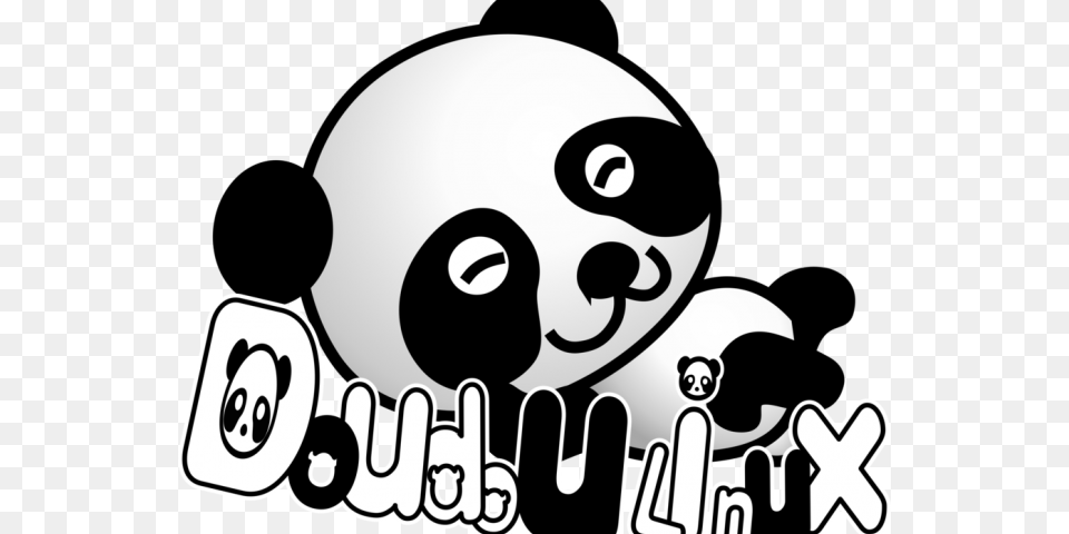Panda Clipart Clip Art Baby Panda Cartoon Transparent Background, Stencil, Animal, Bear, Mammal Png