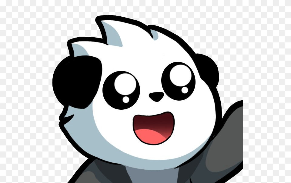 Panda Clipart Emoji Panda Emojis For Discord Panda Emoji Discord Gif, Performer, Person Png Image