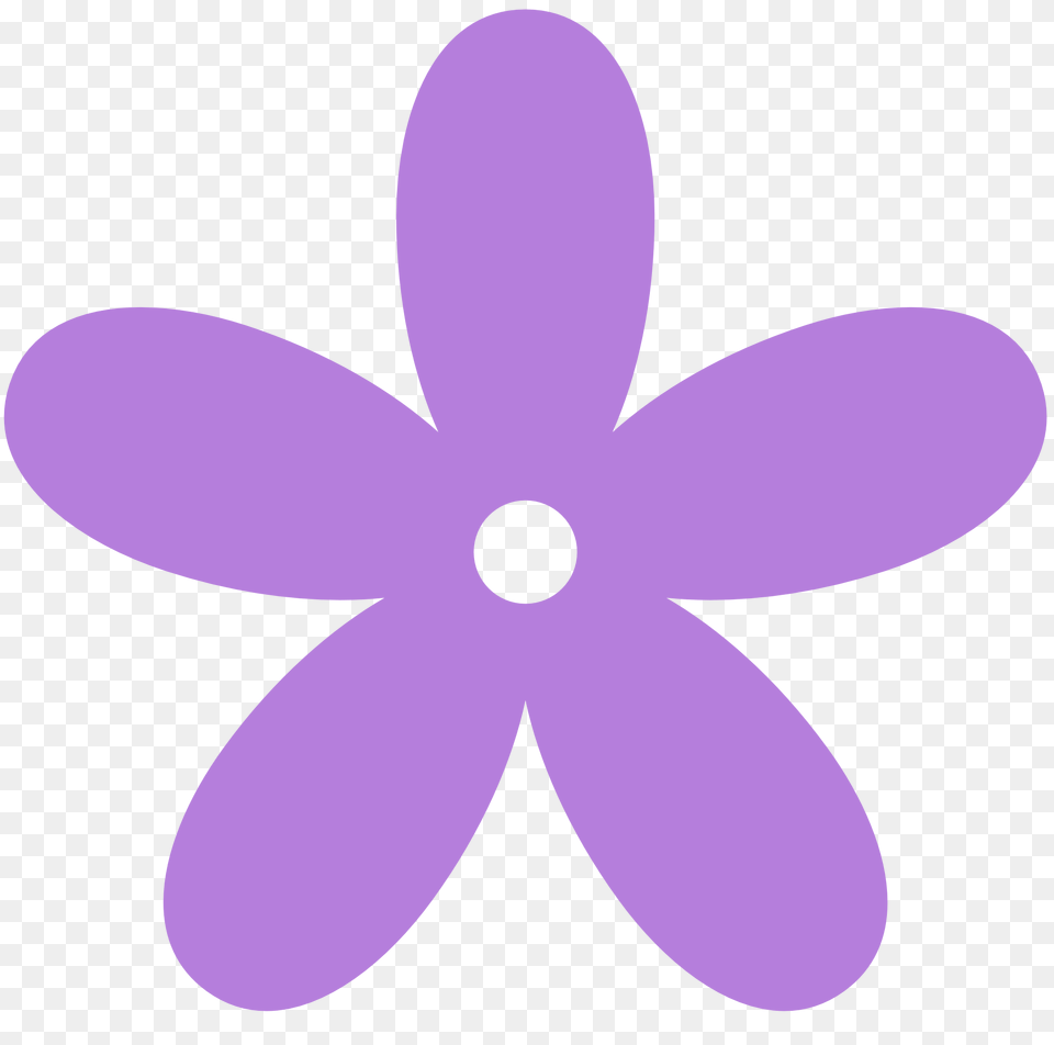 Panda Clipart Flower, Daisy, Plant, Purple, Animal Png Image