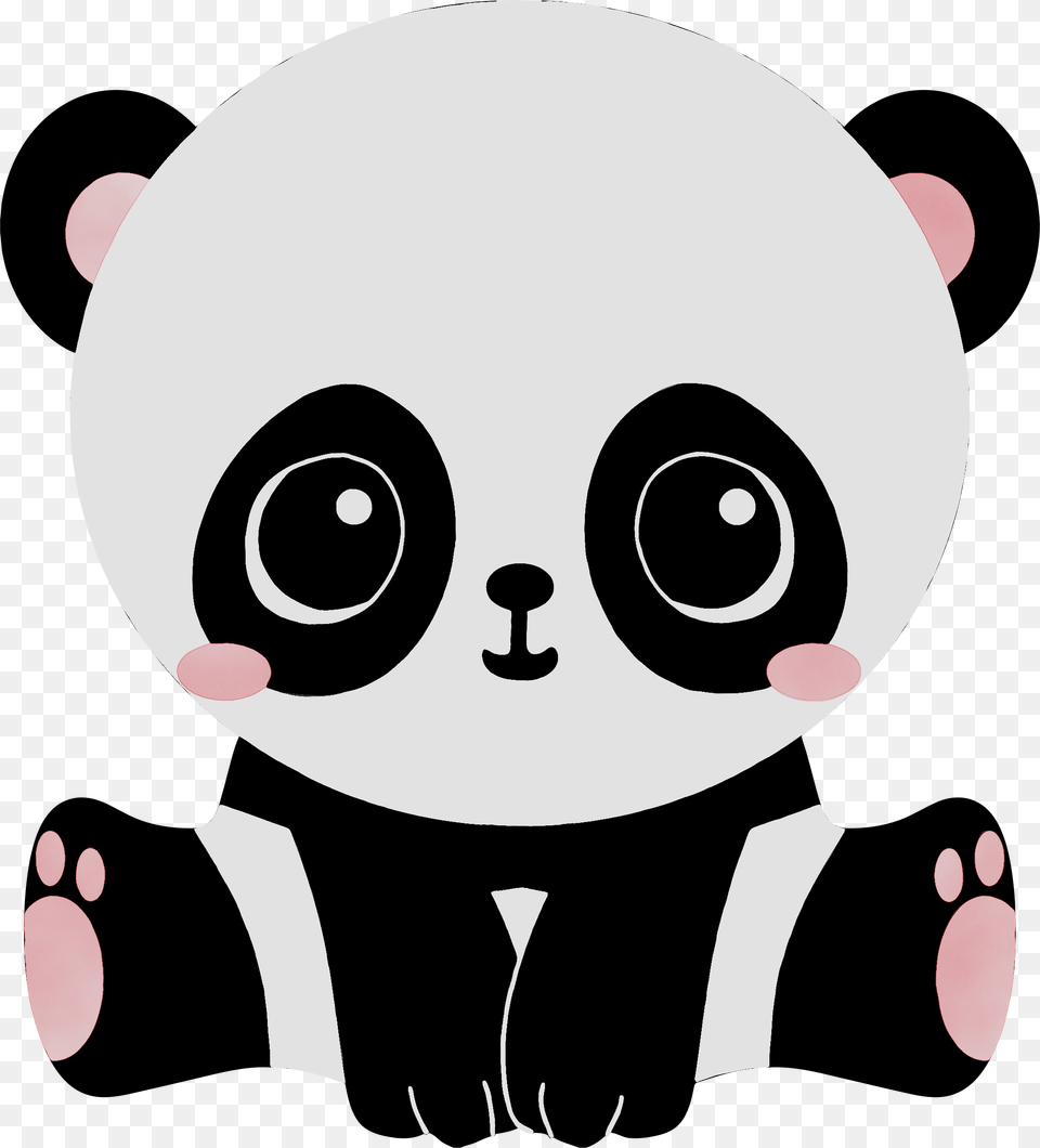 Panda Clipart Giant Cartoon Cute Baby Panda, Alien, Person Free Png Download
