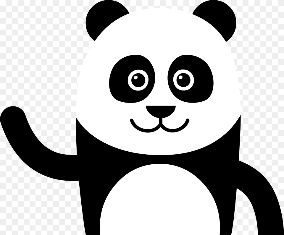 Panda Dumb Ways To Die Psycho Killer, Stencil Png Image