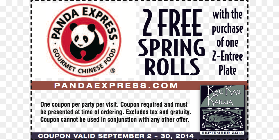 Panda Express Is A Large Restaurant Chain That Serves Panda Express, Advertisement, Poster, Animal, Bear Free Png Download