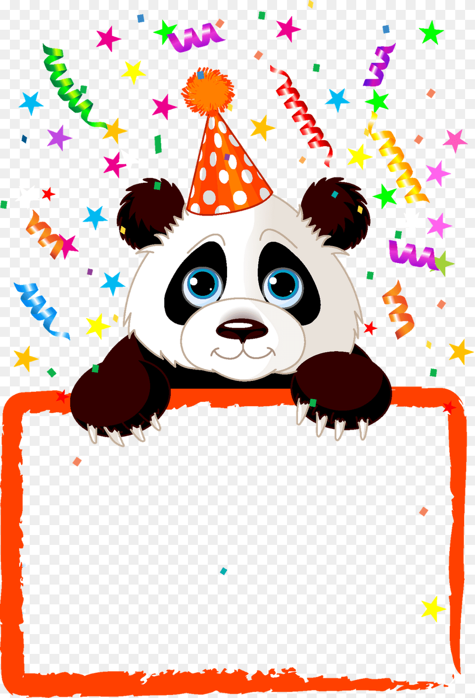 Panda Feliz De Ositos Pancarta Baby Panda Shower Curtain, Clothing, Hat, Face, Head Png Image