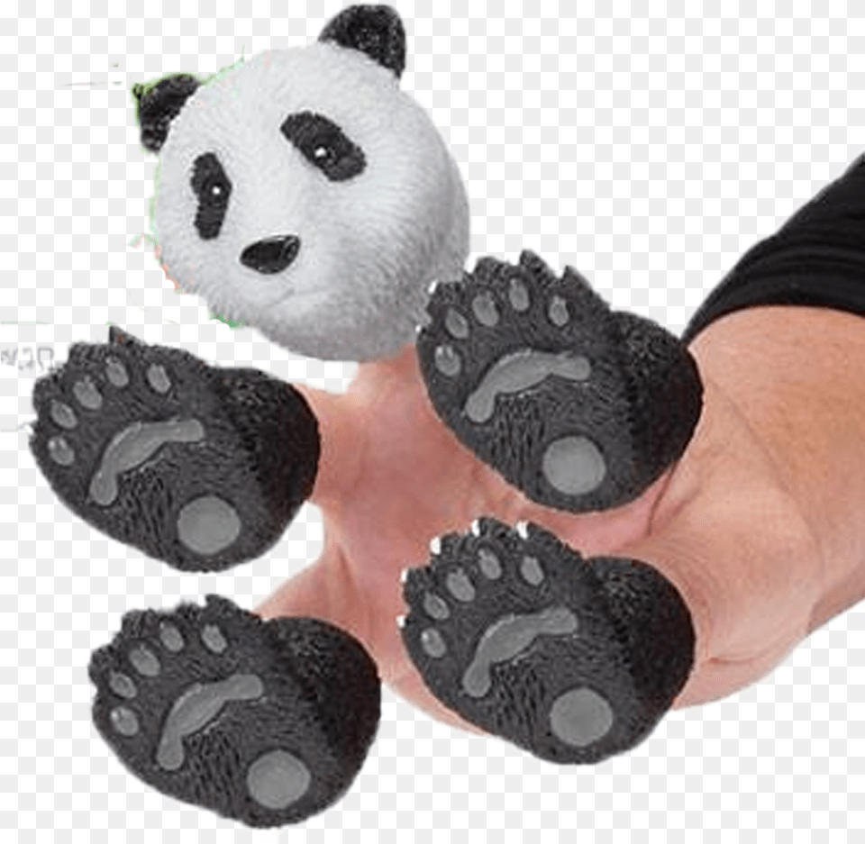 Panda Finger Puppet Dentist Finger Rubber Puppet, Nature, Outdoors, Snow, Snowman Free Png Download