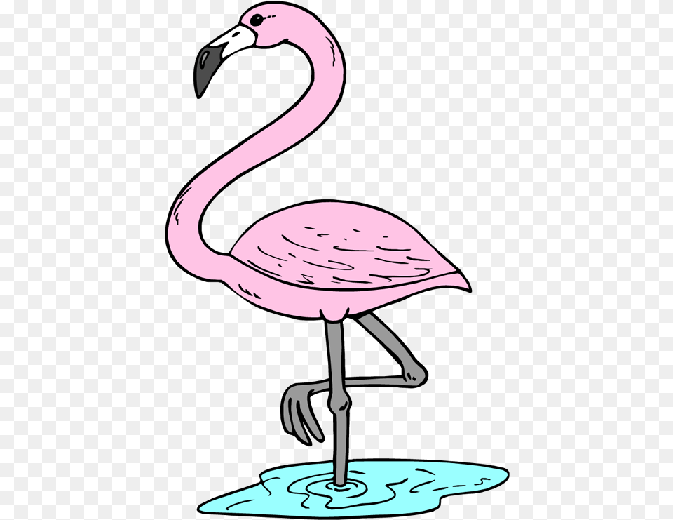 Panda Free Images Clip Art Pink Flamingo Ipad Sleeve, Animal, Bird, Beak Png Image