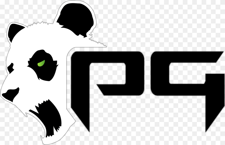 Panda Global Logo, Stencil, Animal, Bear, Mammal Free Png Download