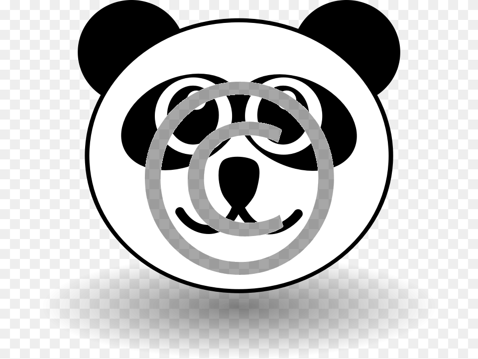 Panda Head Panda Face Clip Art, Stencil, Logo Free Png