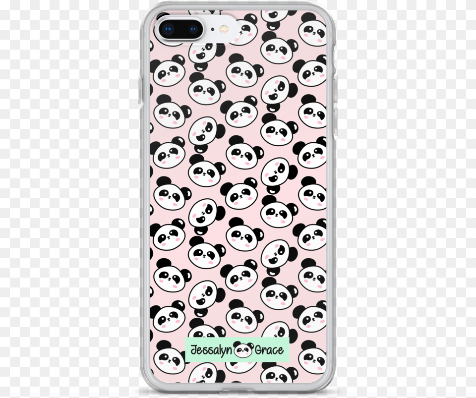 Panda Head Pattern Iphone Case Jessalyn Grace Phone Cases, Electronics, Mobile Phone, Animal, Mammal Free Png Download