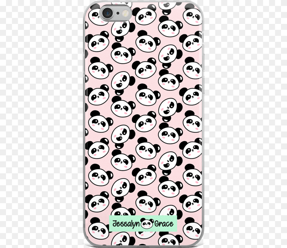 Panda Head Pattern Iphone Case Pattern Iphone Case, Home Decor, Animal, Bear, Mammal Free Png Download