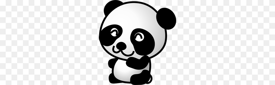 Panda Images Icon Cliparts, Stencil, Baby, Person, Silhouette Free Transparent Png