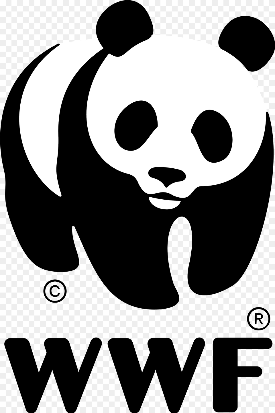 Panda Logo Wwf Logo, Stencil, Baby, Person Free Transparent Png