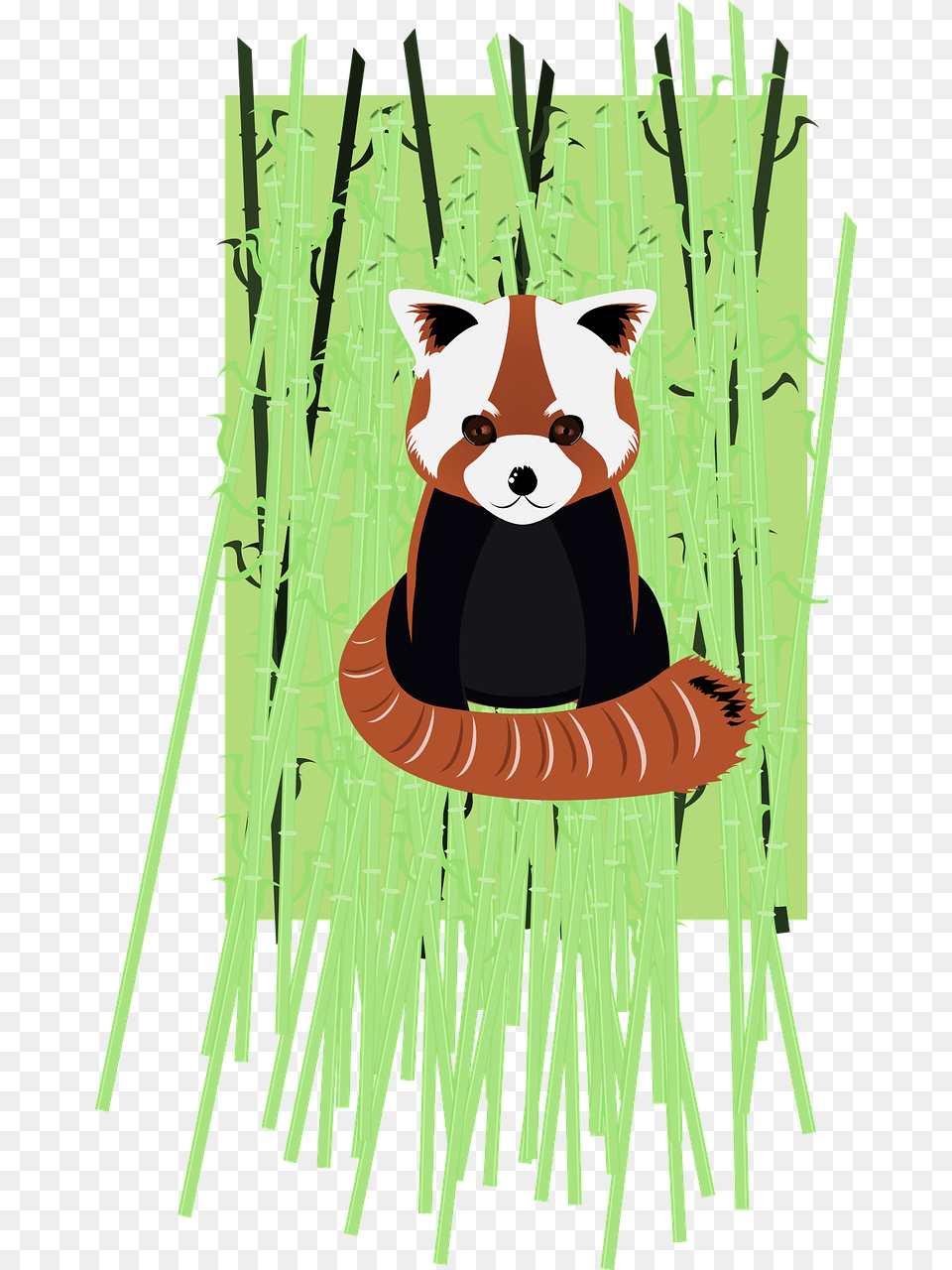 Panda On Bamboo, Animal, Bear, Mammal, Wildlife Free Png