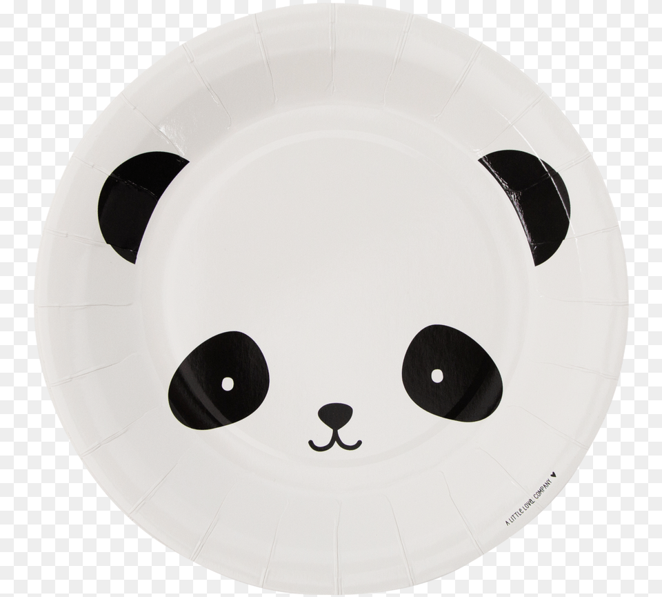 Panda Paper Platedata Rimg Lazydata Rimg Scale Panda Paper Plates, Food, Meal, Dish, Plate Free Png Download