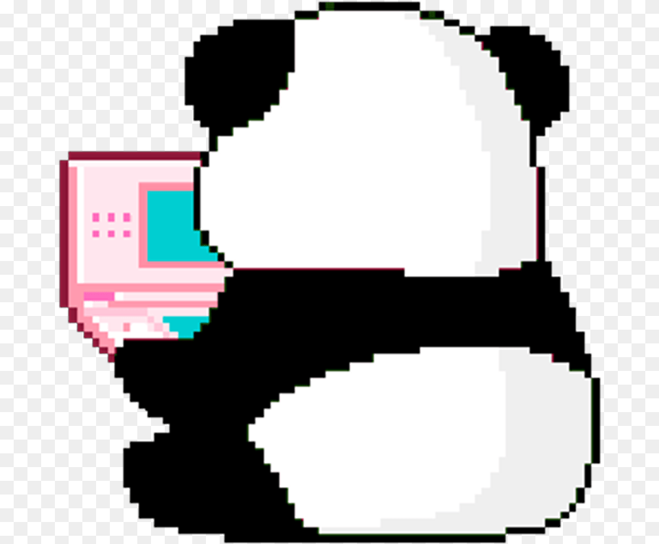 Panda Playing Video Games, Light Free Png