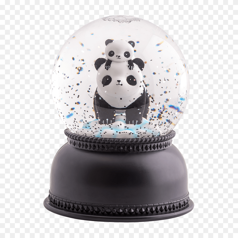 Panda Snowglobe Light Panda Snow Globe, Outdoors, Nature, Lamp Free Png