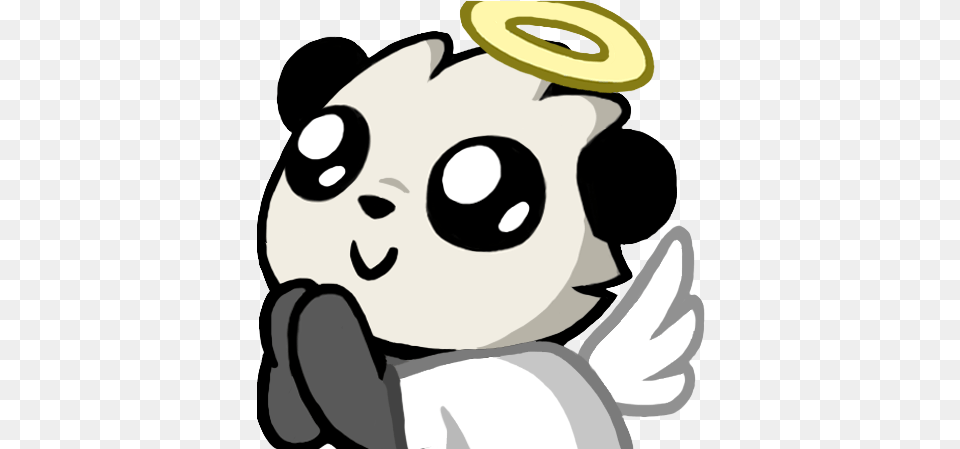 Pandaangelwings Discord Emoji Roo Emotes 448x448 Emojis Para Discord Panda, Baby, Person, Face, Head Png Image