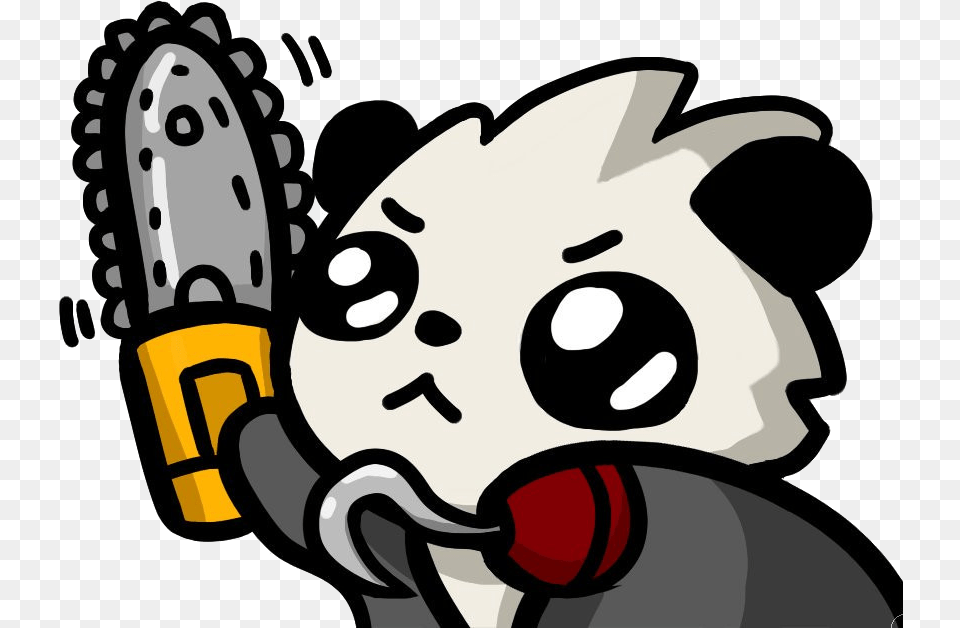 Pandachainsaw Discord Emoji Panda Emoji Discord, Baby, Device, Person, Chain Saw Free Png Download