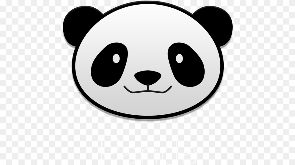 Pandalogo Giant Panda, Stencil, Disk Free Png