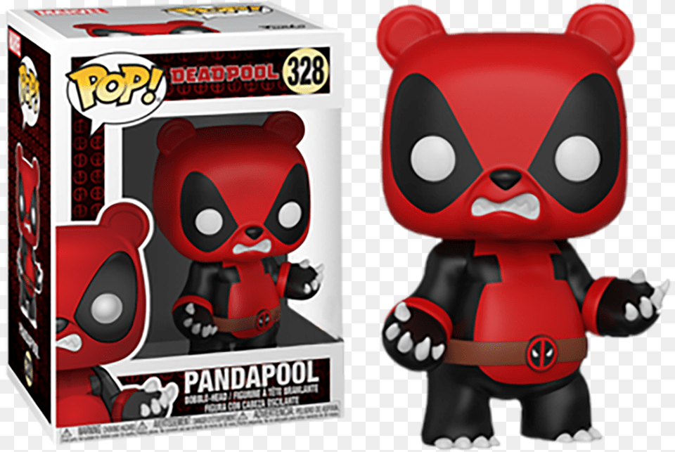 Pandapool Us Exclusive Pop Vinyl Deadpool Panda Funko Pop, Toy, Robot, Plush Free Png Download