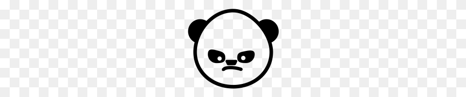 Pandas Collection Noun Project, Gray Free Png
