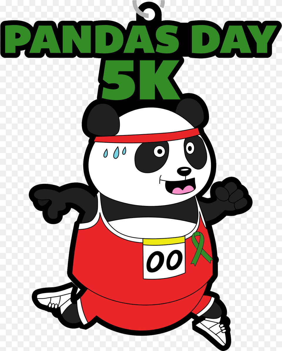 Pandas Day 5k Cartoon, Advertisement, Poster, Baby, Person Free Png Download