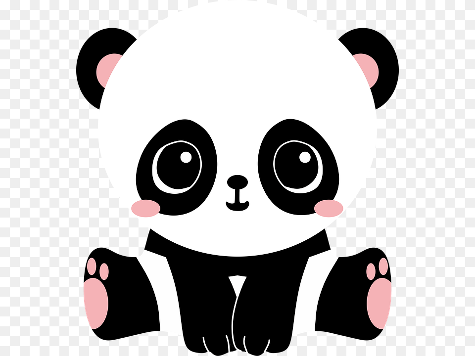 Pandas Kawaii, Animal, Bear, Giant Panda, Mammal Free Png