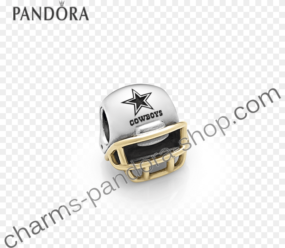 Pandora Dallas Cowboys Helmet Charms Pandora Charm Pittsburgh Steelers Sterling, American Football, Football, Person, Playing American Football Png Image