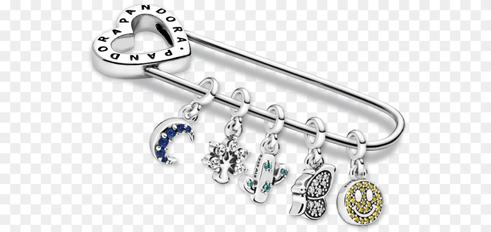 Pandora Me Safety Pin Brooch, Accessories, Earring, Jewelry, Bracelet Free Transparent Png