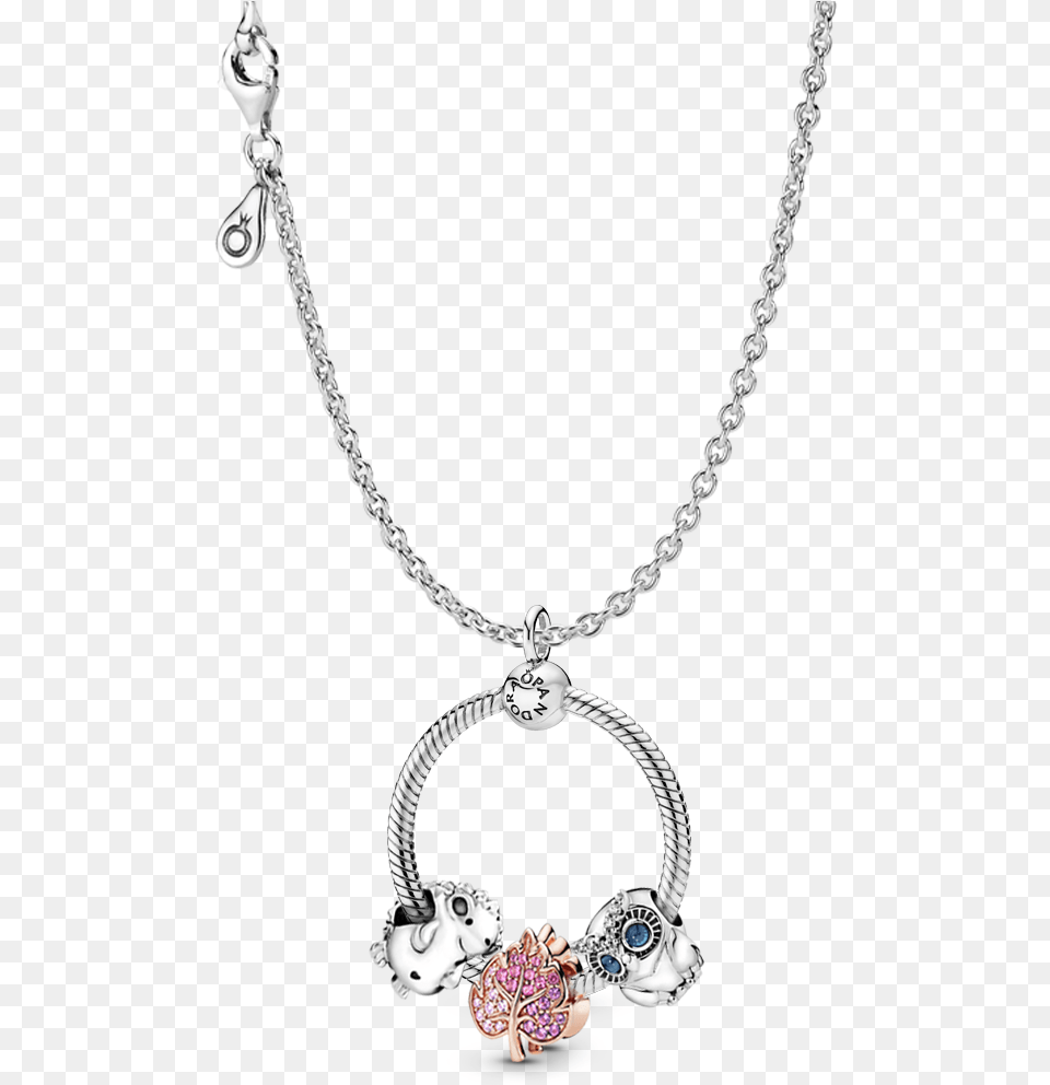 Pandora Owl Charm Necklace, Accessories, Jewelry, Diamond, Gemstone Free Png