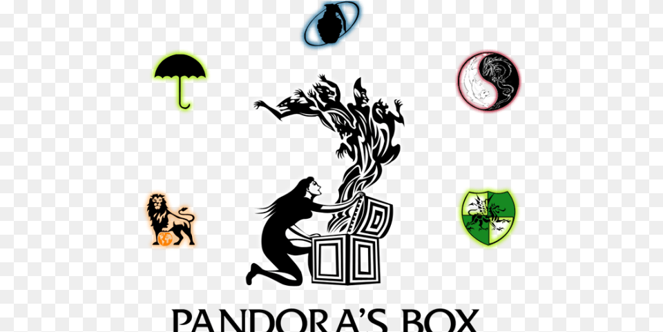 Pandora S Box Cliparts Cartoon, Sticker, Adult, Person, Woman Png Image