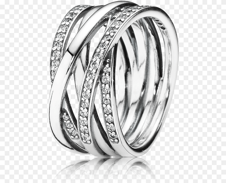 Pandora Silver Rings, Accessories, Platinum, Jewelry, Diamond Png Image