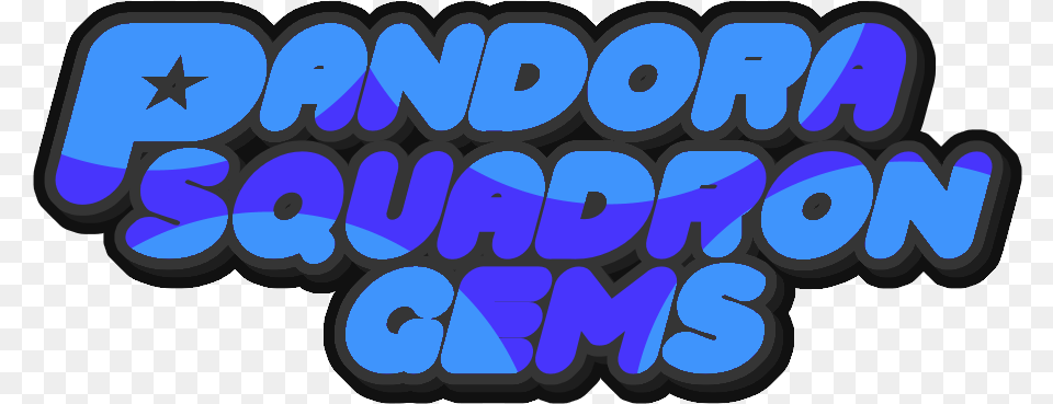 Pandora Squadron Gems Logo By Mr, Text, Animal, Fish, Sea Life Png