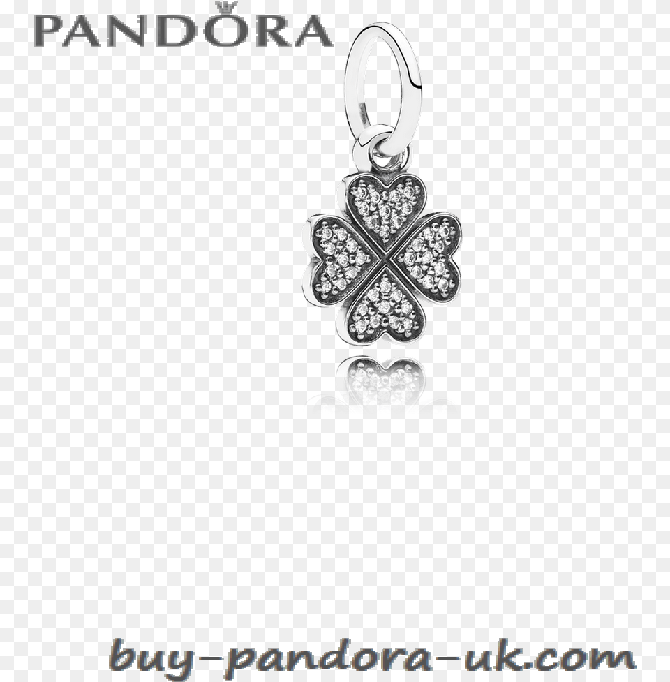 Pandora Symbol Of Lucky In Love Clear Cz Charms Pandora Green Bay Packers Charm, Accessories, Earring, Jewelry, Diamond Free Png