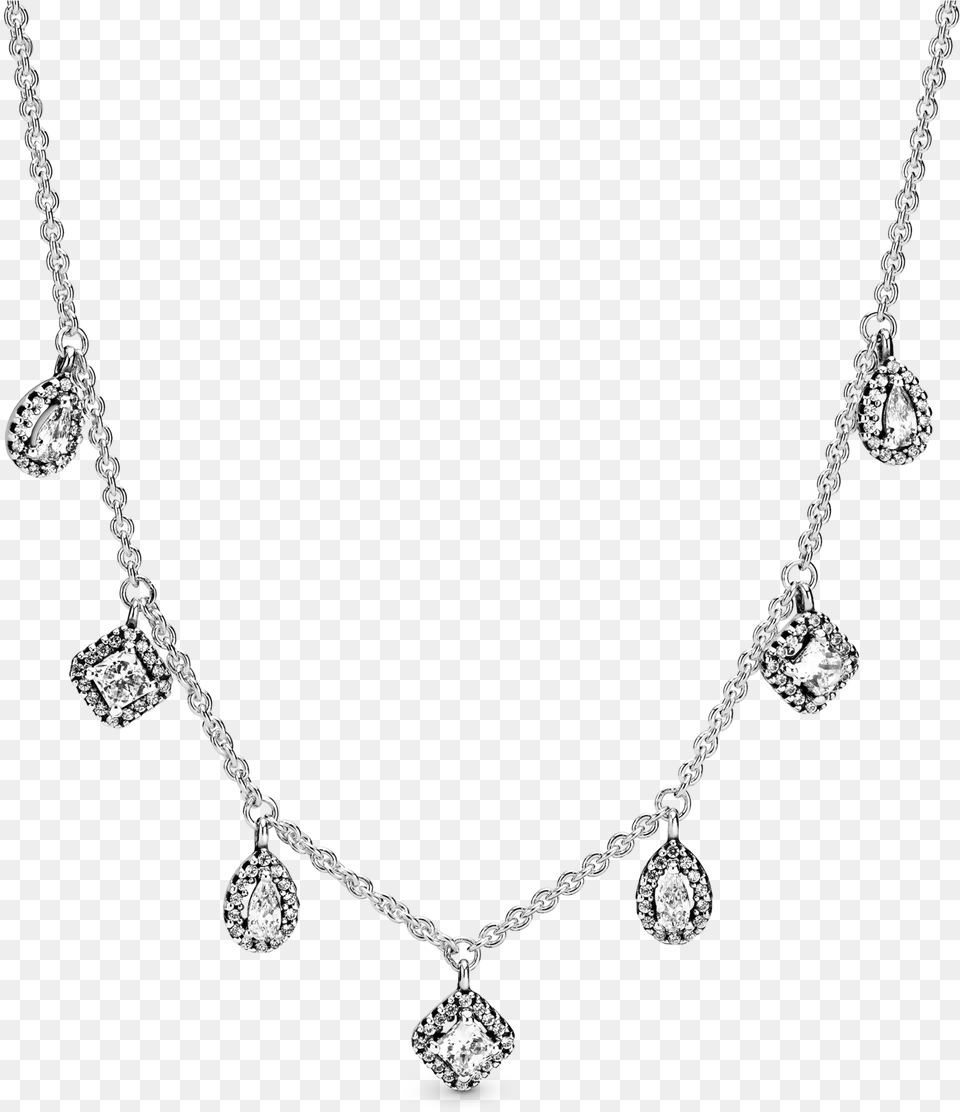 Pandora Title Tag Pandora Geometric Shapes Necklace, Accessories, Diamond, Gemstone, Jewelry Png Image