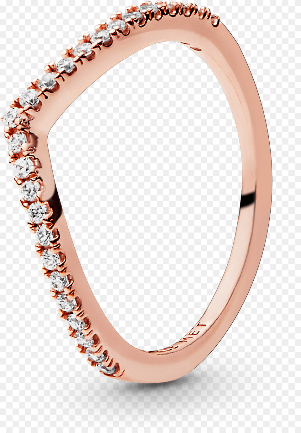 Pandora Title Tag Pandora Sparkling Wishbone Ring Rose Gold, Accessories, Diamond, Gemstone, Jewelry Free Transparent Png
