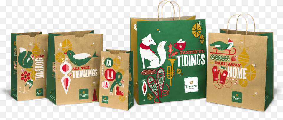 Panera Tasteful Tidings Bags Panera Bag With Handles, Accessories, Handbag, Shopping Bag, Box Free Transparent Png