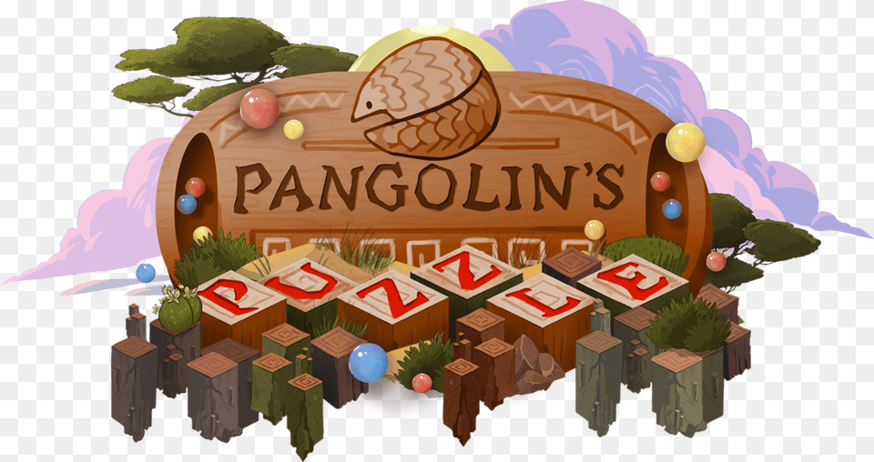 Pangolins Puzzle Logo Png Image