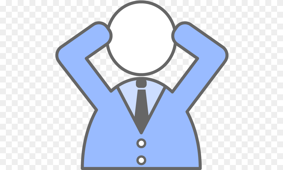 Panic Angry Person Icon, Accessories, Formal Wear, Tie Png Image