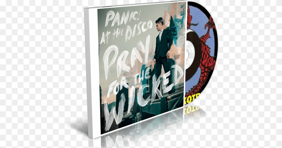 Panic At The Disco Album Pray For The Wicked Poster, Advertisement, Adult, Male, Man Png Image