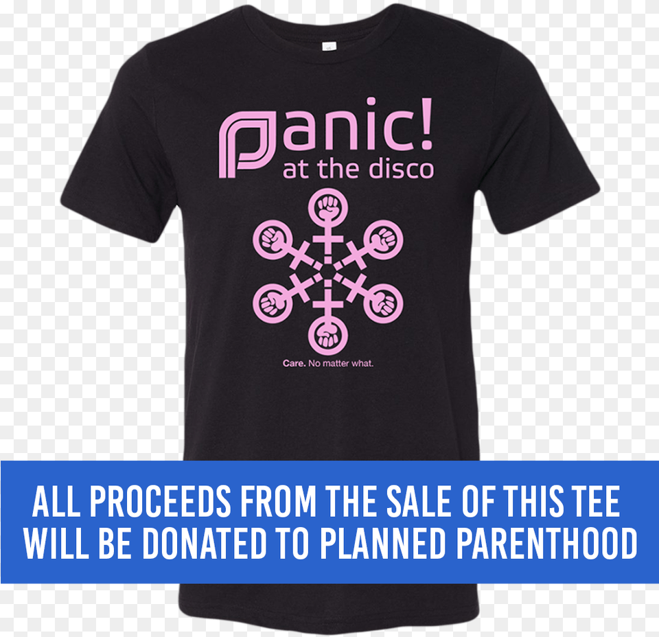 Panic At The Disco X Planned Parenthood Benefit Tee Emily Wants To Play, Clothing, Shirt, T-shirt Free Transparent Png