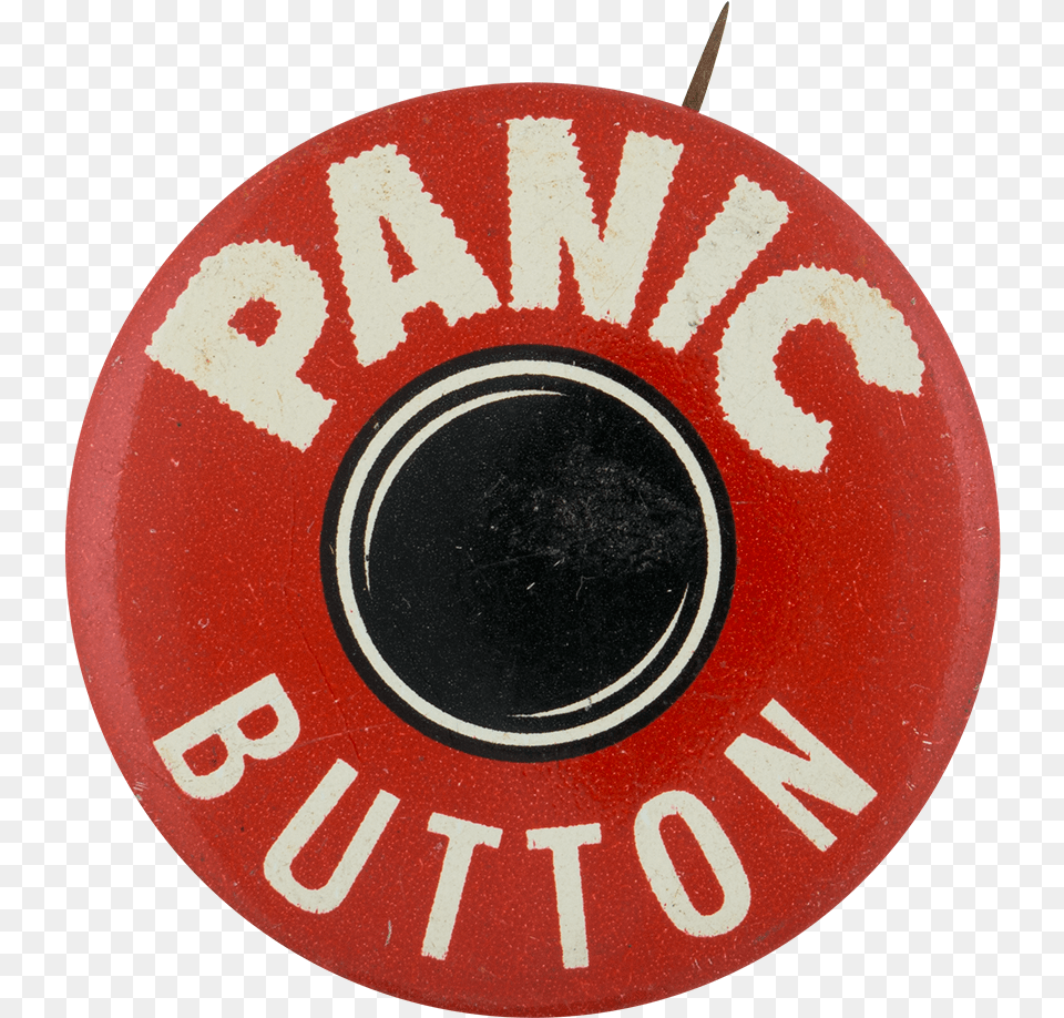Panic Button Round Self Referential Button Museum Circle, Symbol, Badge, Logo, Football Png