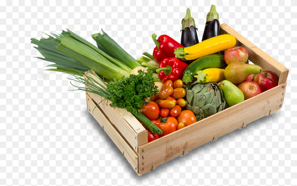 Panier De Lgumes, Food, Produce, Box, Fruit Free Transparent Png